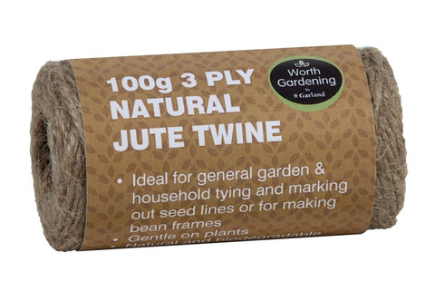 100g 3 ply natural jute twine