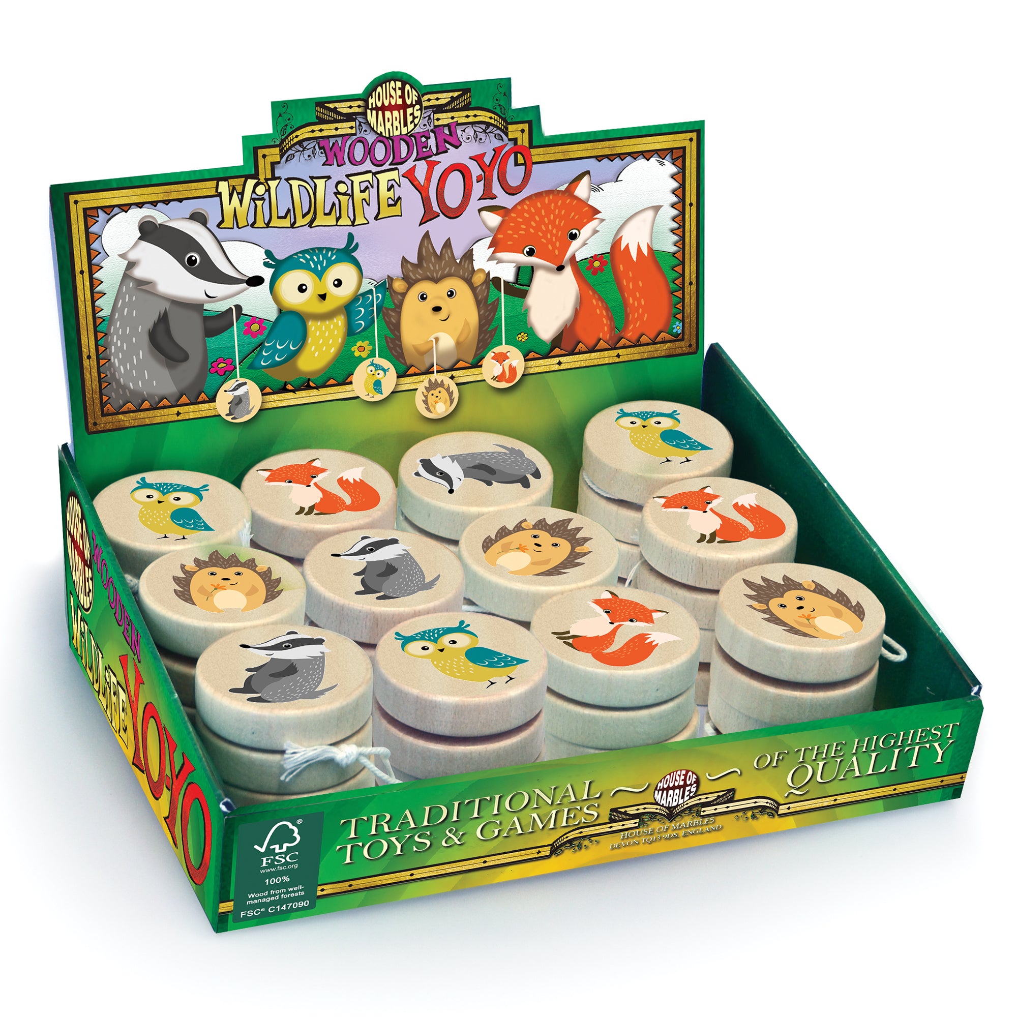 Colourful wild wonders yoyo