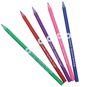 5 x CAT Logoed Recycled CD Cases Pencils