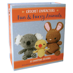 Crochet Characters Fun & Furry Animals: 12 Charming Designs, Everything You Need to Make 2 Precious Projects