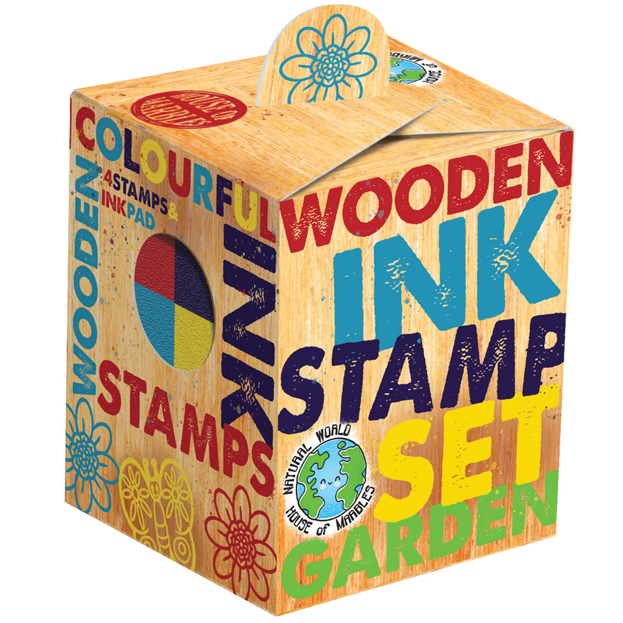 Wooden Ink Stamps, GARDEN