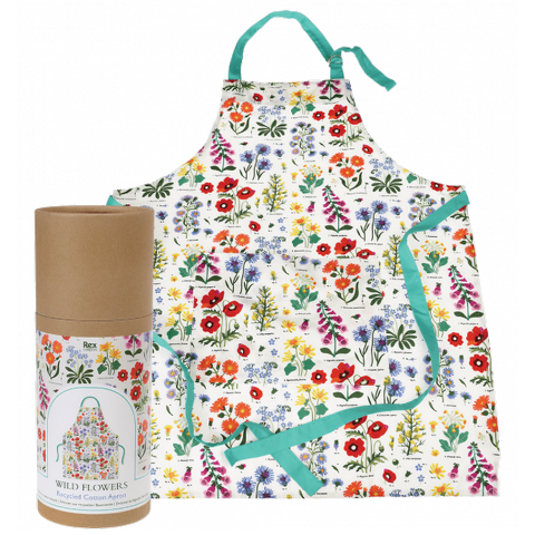 Wild Flowers Recycled Cotton Apron